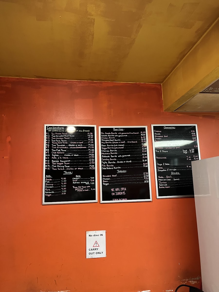 Malena's Taco Shop Menu - Image 2